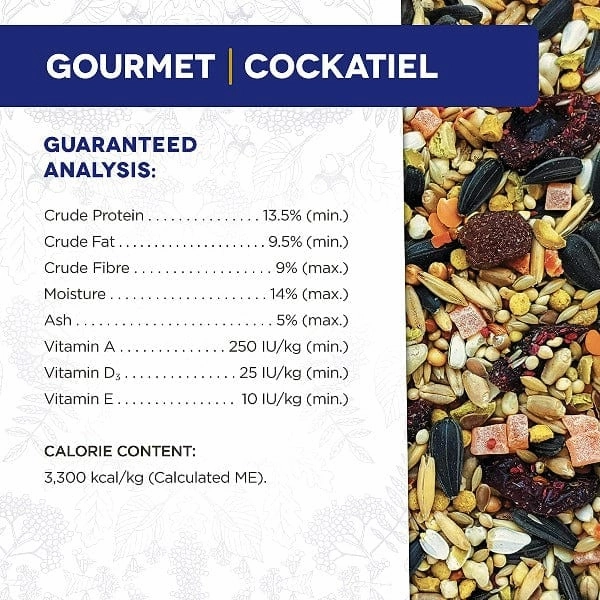 HARI Gourmet Premium Seed Mix For Cockatiels