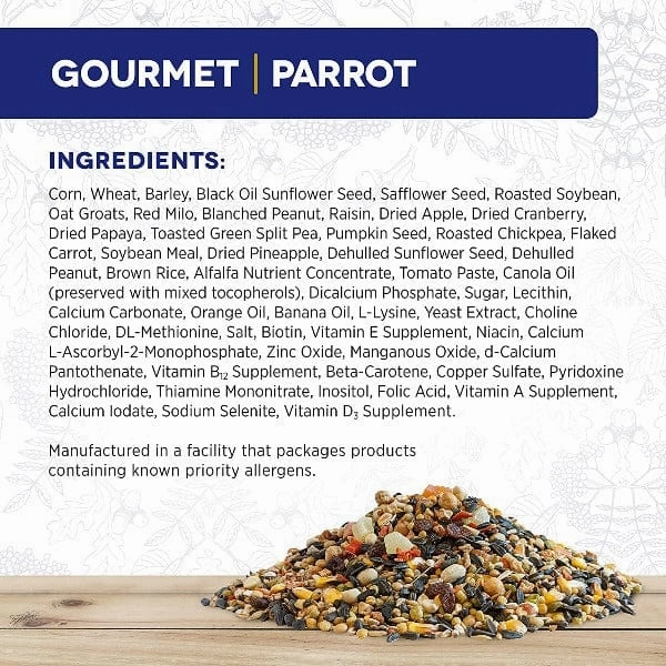 HARI Gourmet Premium Seed Mix for Parrots