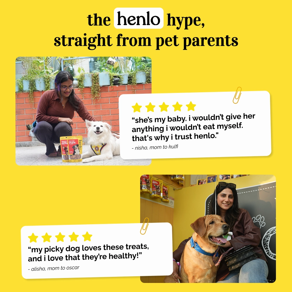 Henlo Chicken Jerky Dog Treats I Guilt Free I High Protein