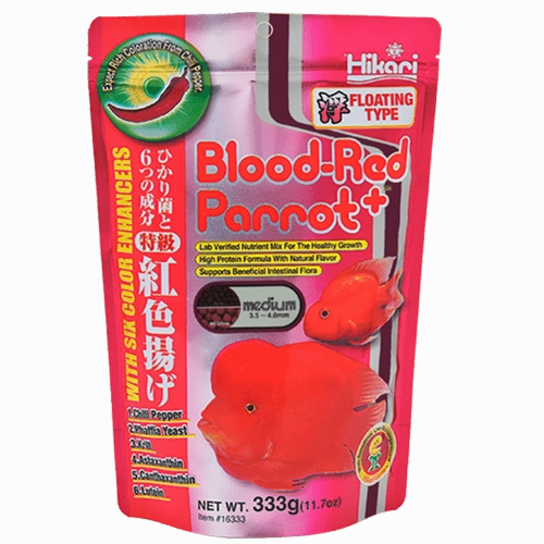 Hikari Tropical Blood Red Parrot  Floating Pellet Diet