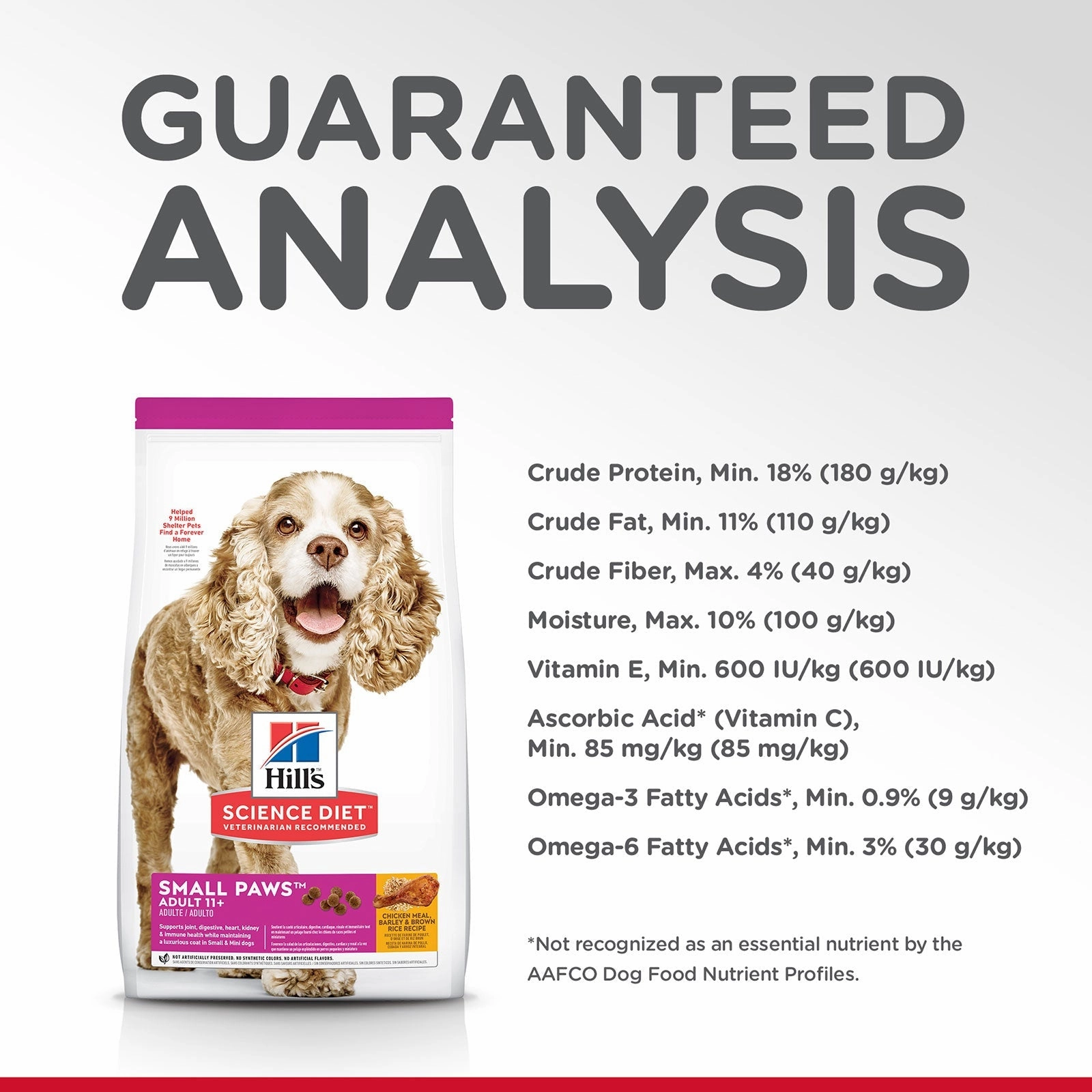 Hill's Science Diet Dog Food Adult 11  Small Paws Senior