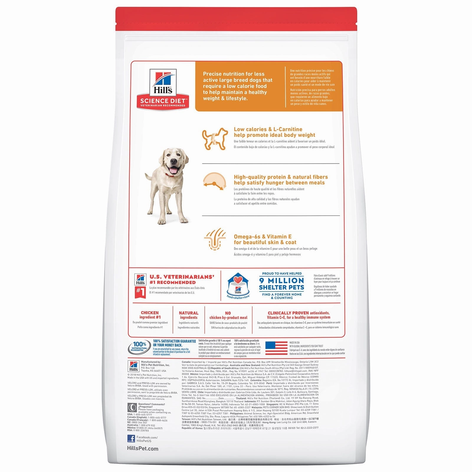 Hill's Science Diet Dog Food Adult Light Large Breed