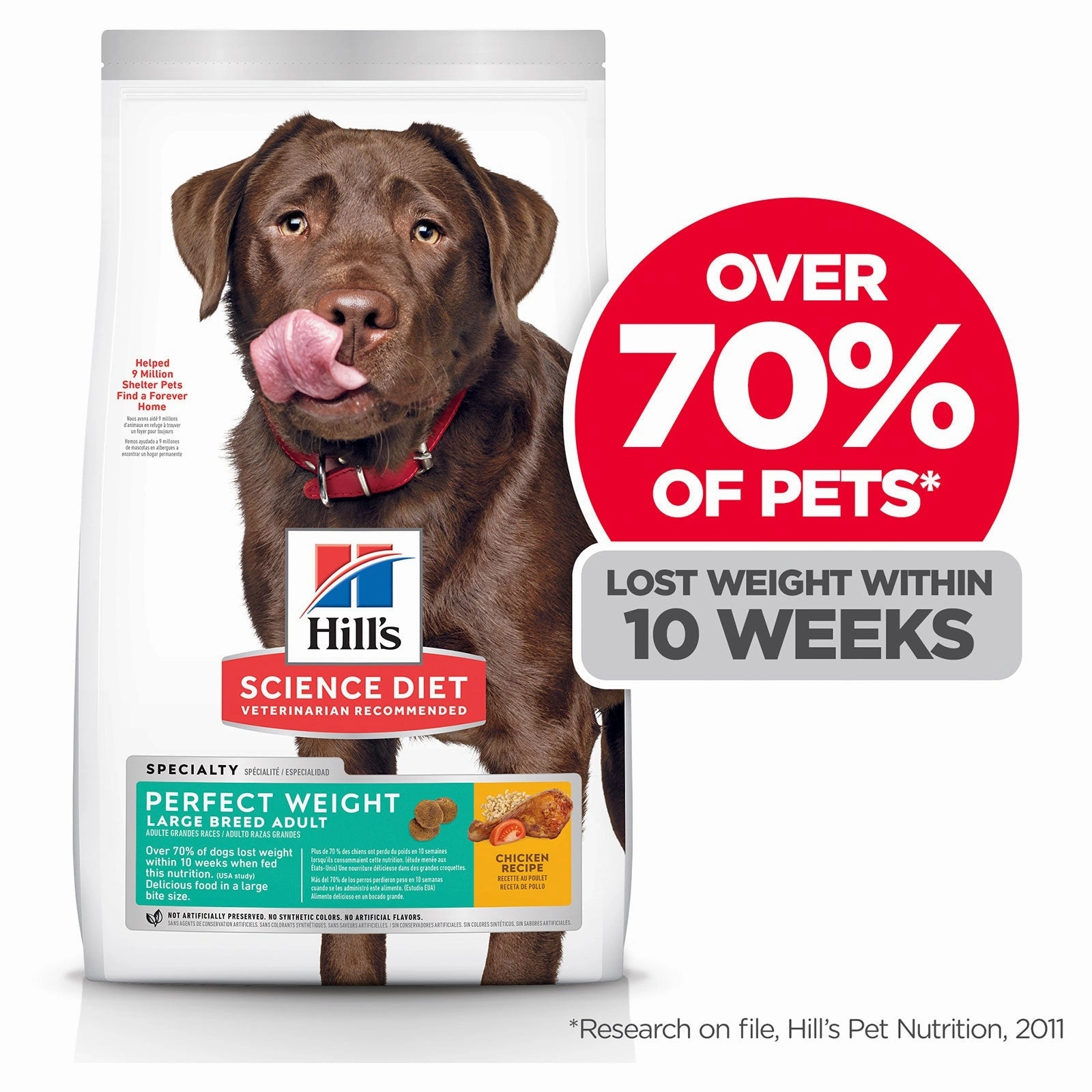 Hill's Science Diet Dog Food Adult Perfect Weight Large Breed