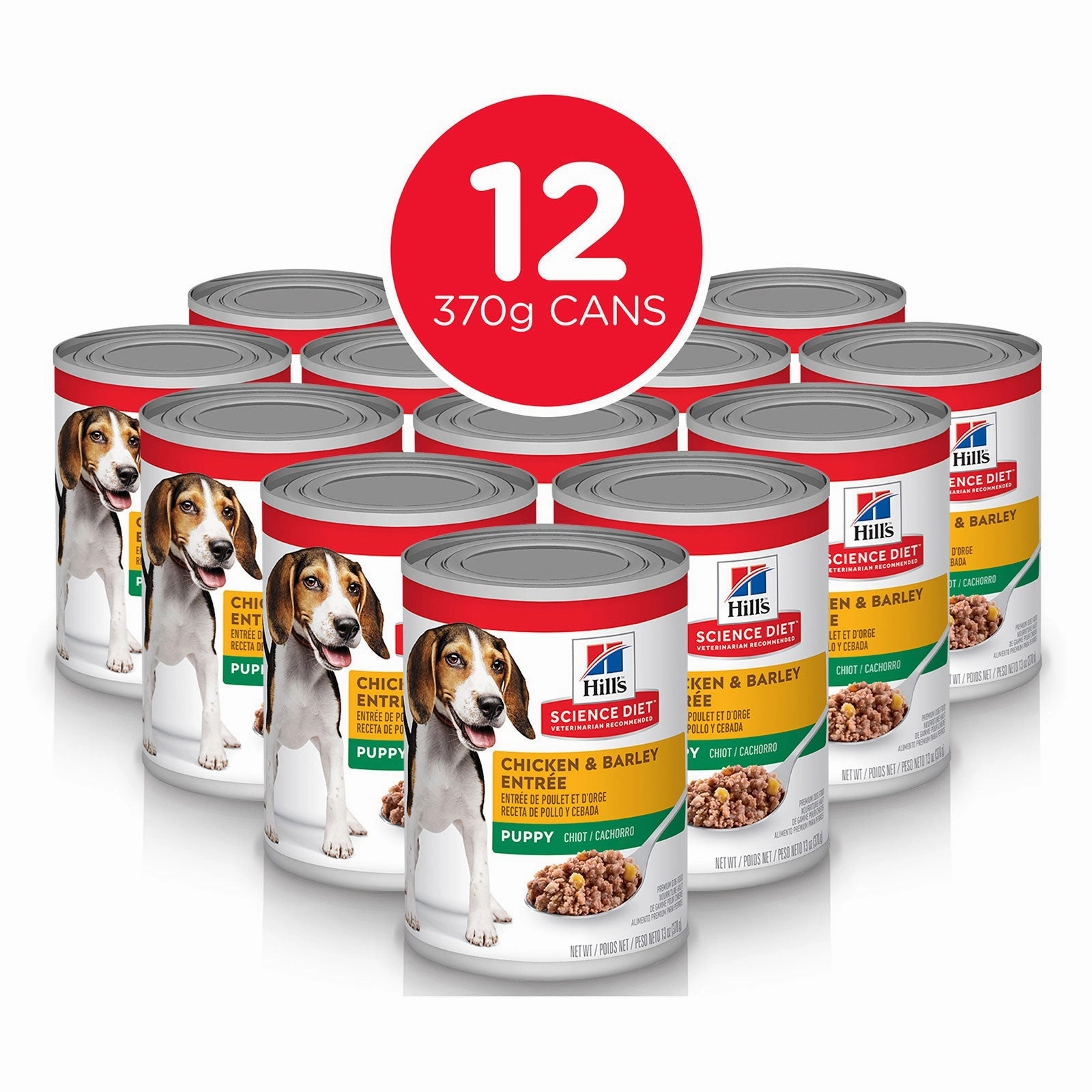 Hill's Science Diet Dog Food Can Puppy Chicken & Barley Entre