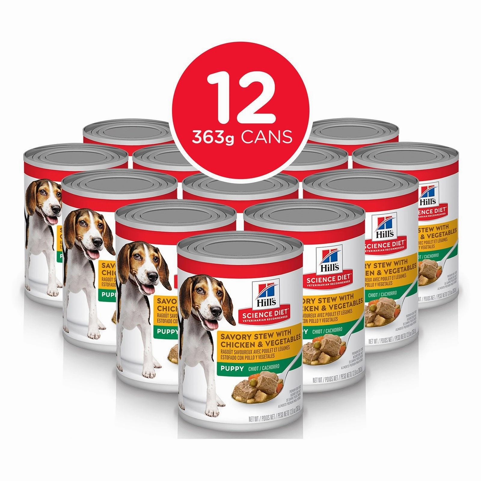 Hill's Science Diet Dog Food Can Puppy Savoury Stew Chicken & Vegetables