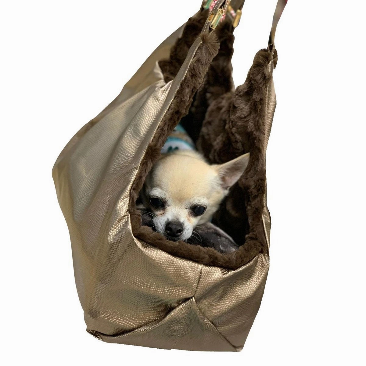 Hollywood Tote Dog Carrier Metallic Snake
