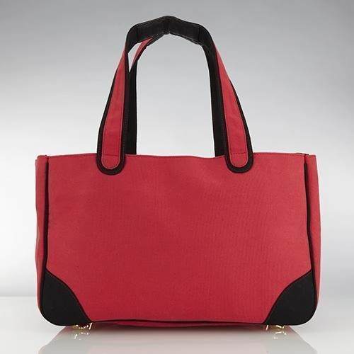 I Love New Yorkie Rescue Me Tote Canvas Dog Carrier Red