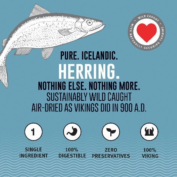 Icelandic  Herring Whole Fish Cat Treats (SPECIAL ORDER ITEM)