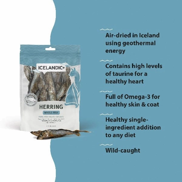 Icelandic  Herring Whole Fish Cat Treats (SPECIAL ORDER ITEM)