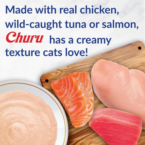 Inaba Churu Chicken Recipe Creamy Pure Cat Treat Variety Jar