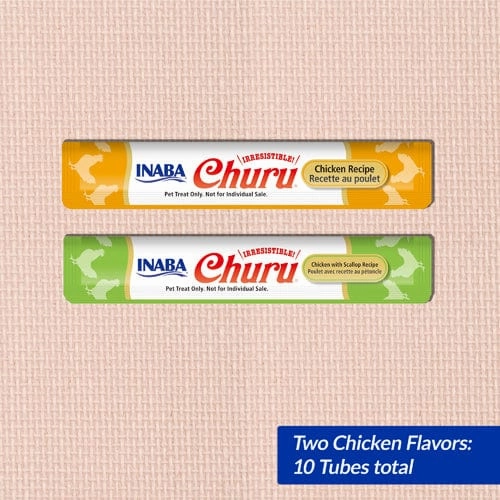 Inaba Churu Chicken Recipe Creamy Pure Cat Treat Variety Pack