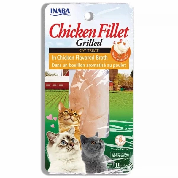 Inaba Grilled Chicken in Chicken Flavoured Broth Cat Treat