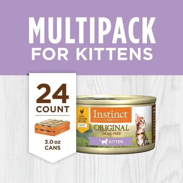 Instinct Original Real Chicken Recipe Canned Kitten Food