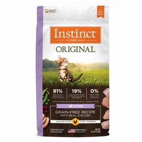 Instinct Original Real Chicken Recipe Dry Kitten Food, 4.5lb