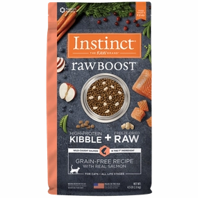 Instinct Raw Boost Real Salmon Recipe Dry Cat Food, 4.5lb