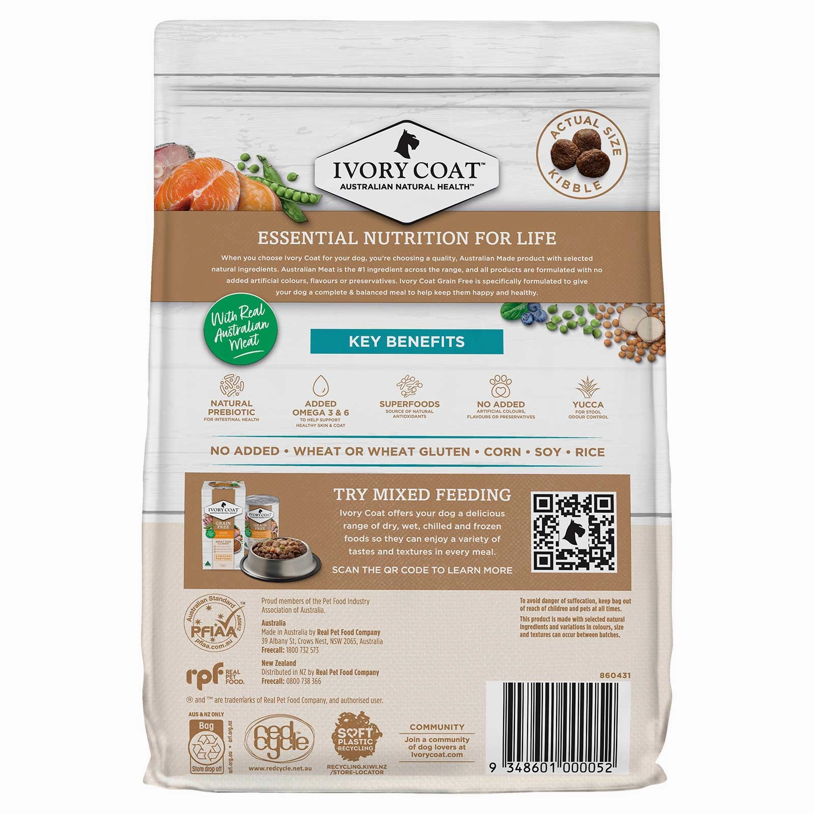 Ivory Coat Grain Free Dog Food Adult Salmon & Ocean Fish