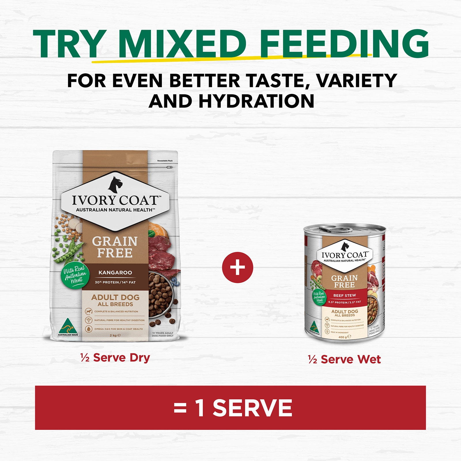 Ivory Coat Grain Free Dog Food Can Adult Beef Stew