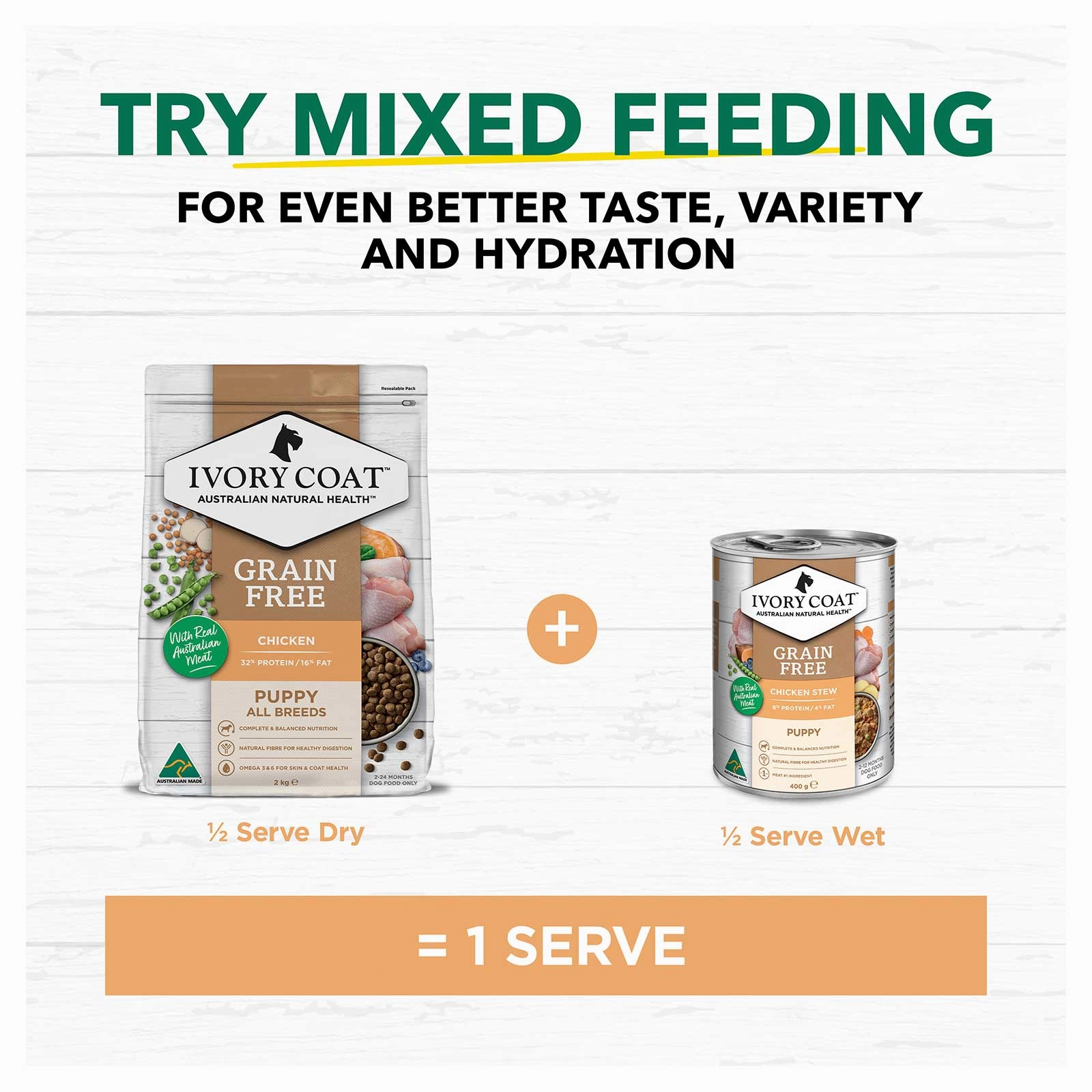 Ivory Coat Grain Free Dog Food Puppy Chicken