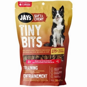 Jay's Soft   Chewy Tiny Bits Training Peanut Butter Bacon Dog Treats