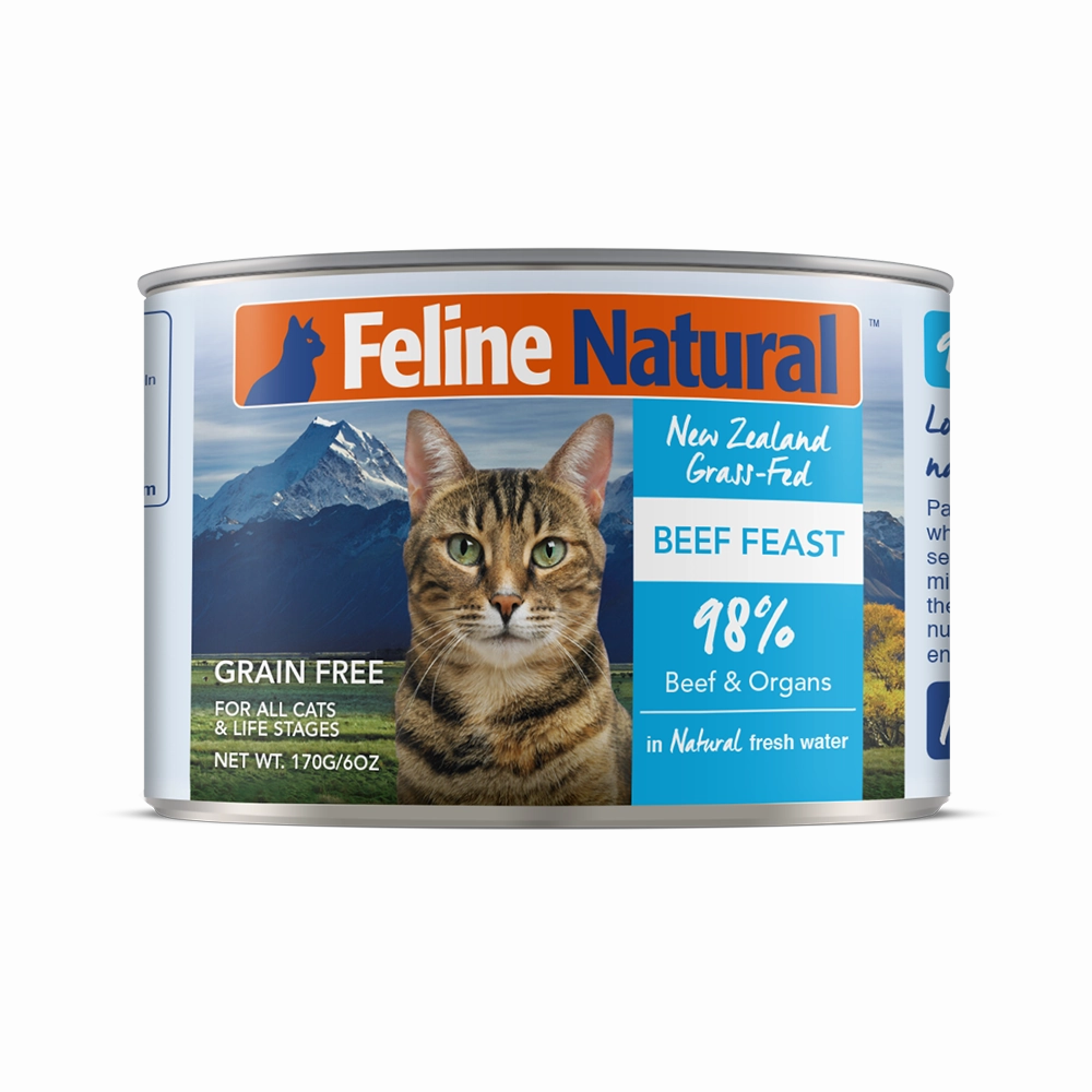 K9 Feline Natural Beef Feast 170g