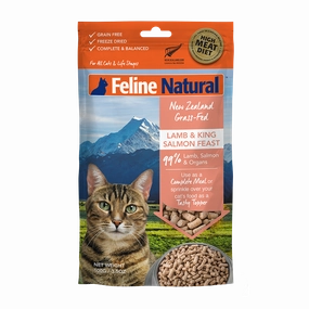 K9 Feline Natural Freeze Dried Lamb & King Salmon Feast 100g