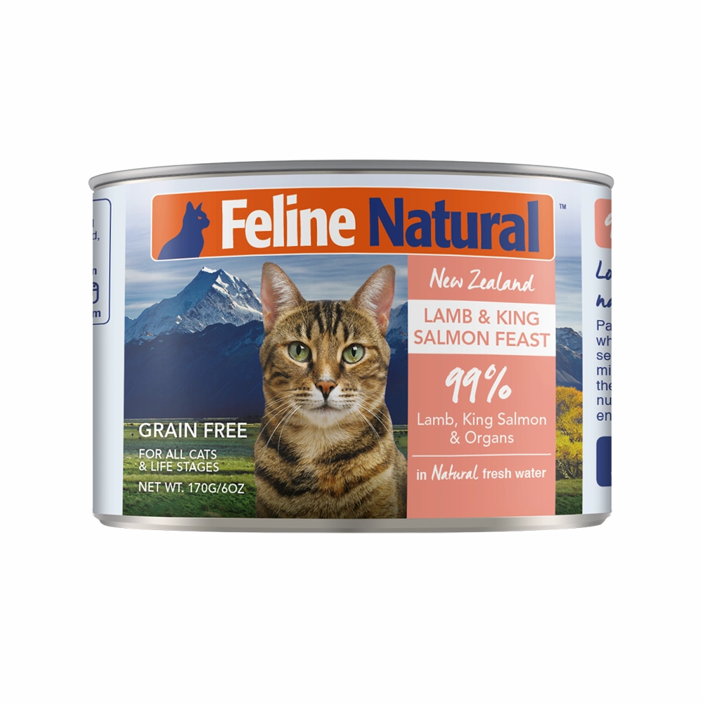 K9 Feline Natural Lamb & Salmon Feast 170g