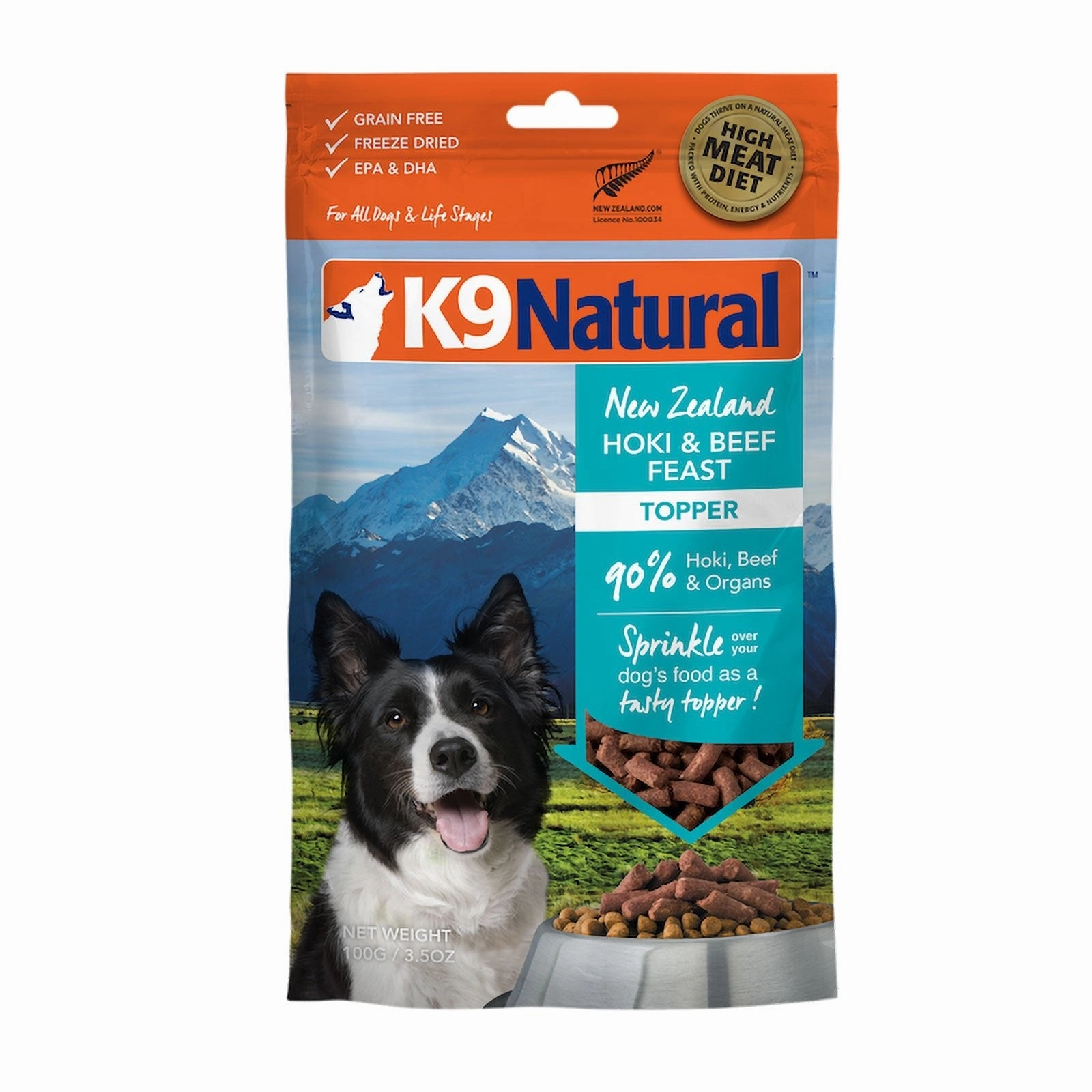 K9 Natural Dog Food Beef & Hoki