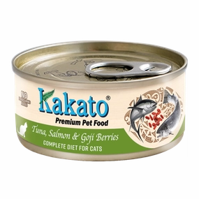 Kakato Premium Cat Food Complete Diet - Tuna, Salmon & Goji Berries 70g