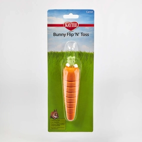 Kaytee Bunny Flip-N-Toss Toy Carrot