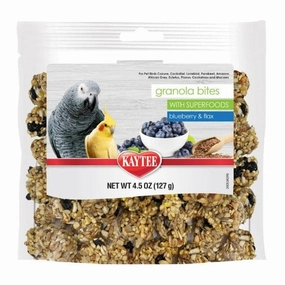 Kaytee Granola Bites with Superfoods Blueberry & Flax