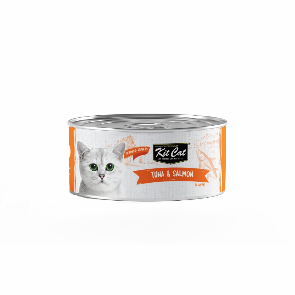 KitCat Ocean Pure Deboned Tuna & Salmon Toppers 80g