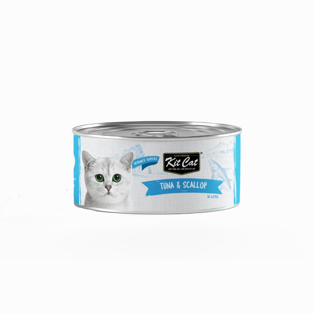 KitCat Ocean Pure Deboned Tuna & Scallop 80g