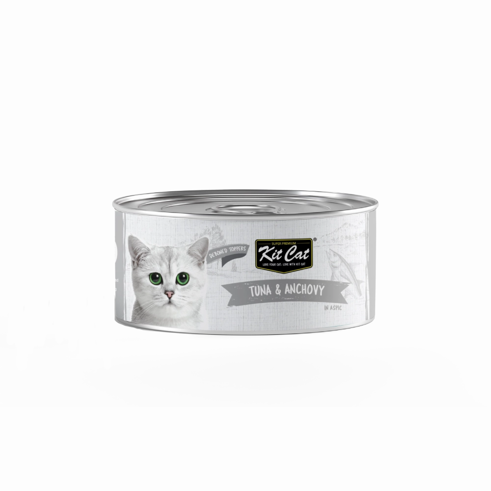 KitCat Super Premium Deboned Tuna & Anchovy Toppers 80g
