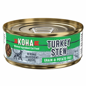 KOHA Turkey Stew Canned Cat Food, 5.5oz
