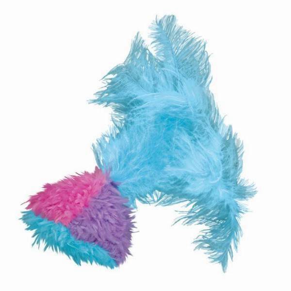 Kong Cat Refillable Catnip Toy - Feather Tumbler (NF43)