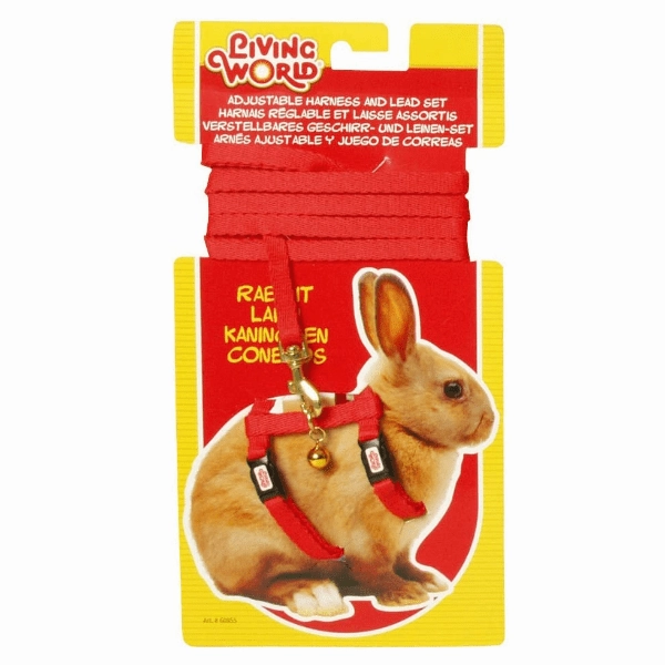 Living World Adjustable Harness and Lead Set for Rabbits