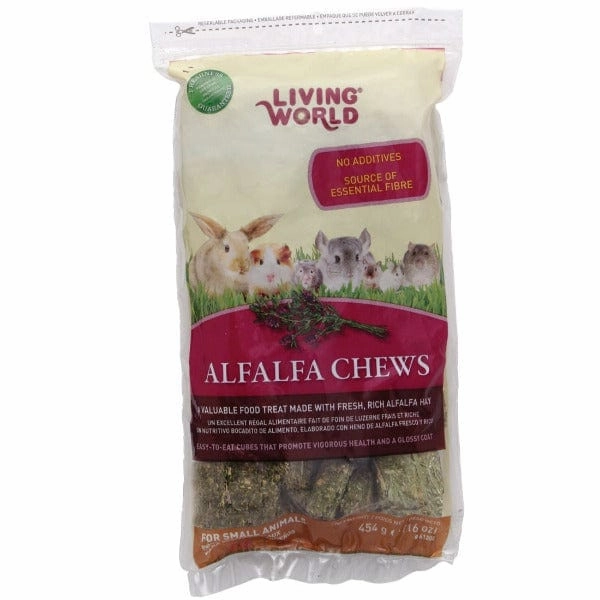 Living World Alfalfa Chews for Small Animals