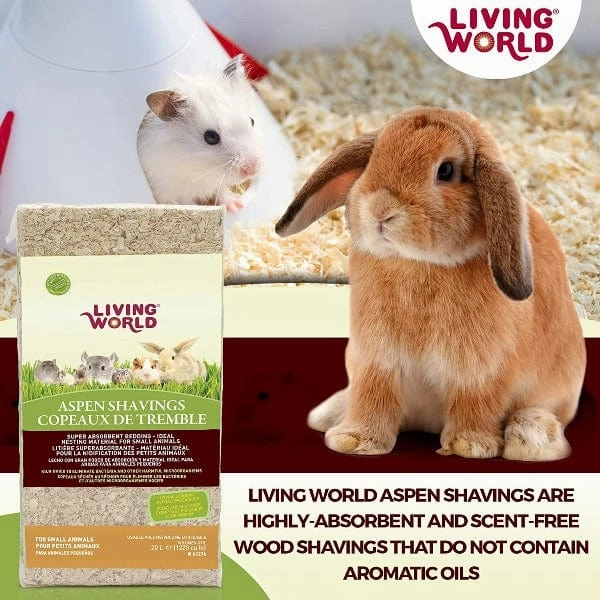 Living World Aspen Shavings for Small Animals