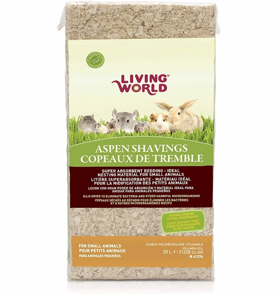 Living World Aspen Shavings for Small Animals