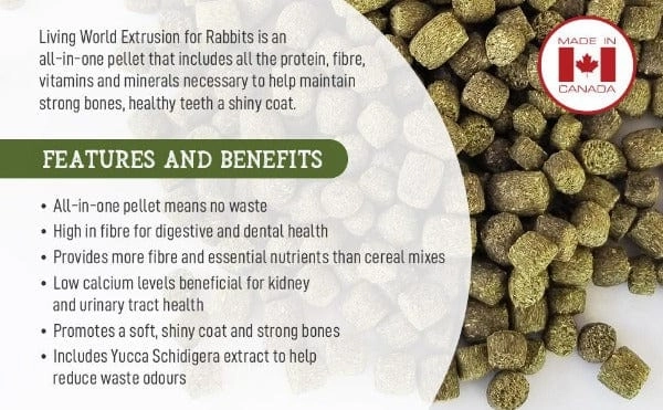 Living World Extrusion Rabbit Food