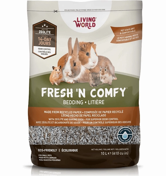 Living World Fresh 'N Comfy Bedding for Small Animals; Tan