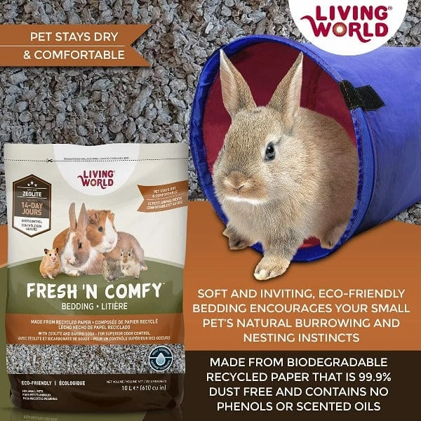 Living World Fresh 'N Comfy Bedding for Small Animals; Tan