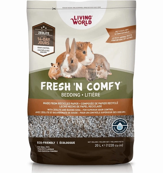 Living World Fresh 'N Comfy Bedding for Small Animals; Tan