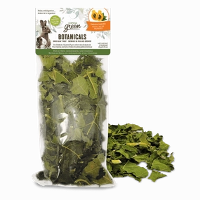 Living World Green Botanicals Dried Papaya Leaves Treat