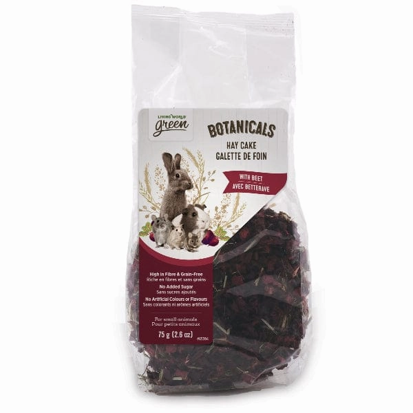 Living World Green Botanicals Hay Cake with Beet