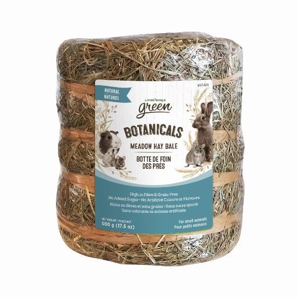 Living World Green Botanicals Meadow Hay Bale  Natural