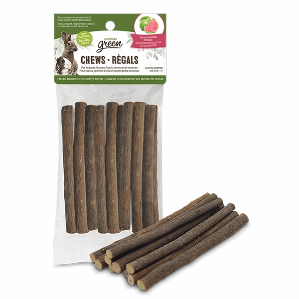Living World Green Chews - Guava Wood Sticks