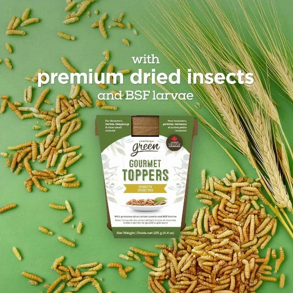 Living World Green Gourmet Toppers - Insects