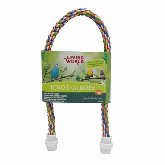 Living World Knot-A-Rope Cotton Perch