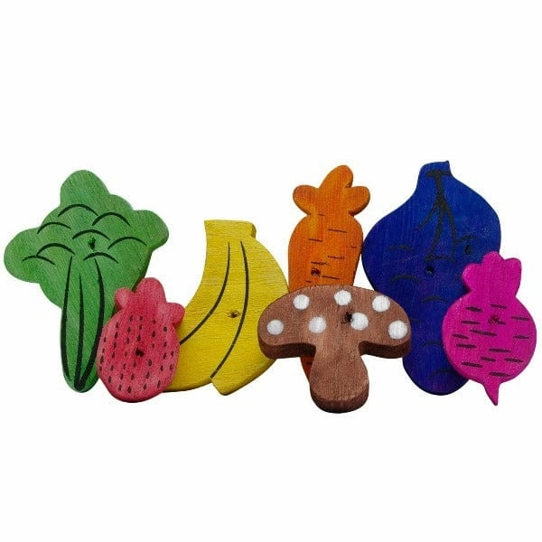 Living World Nibblers Fruit/Veggie Mix Wood Chews for Small Animals